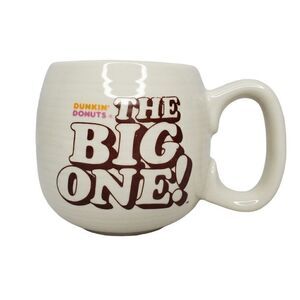 Vintage Dunkin' Donuts The Big One Ceramic Coffee Mug